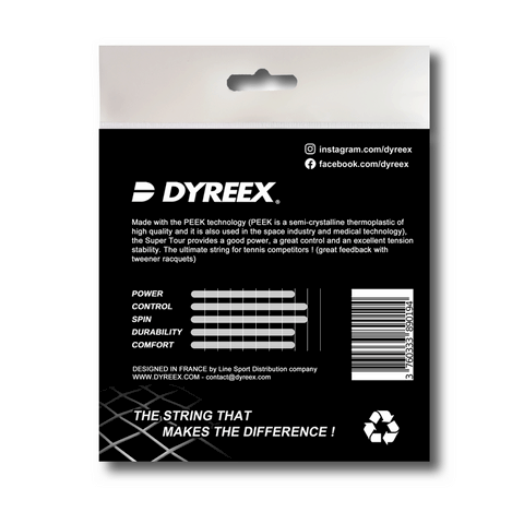 Dyreex tennis string Super Tour 12 m. set