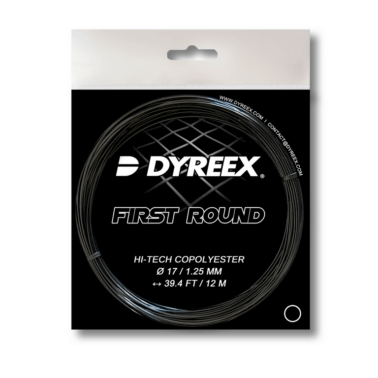 Dyreex tennis string First Round 200 m. set / 1.30 mm. string that provides power and comfort