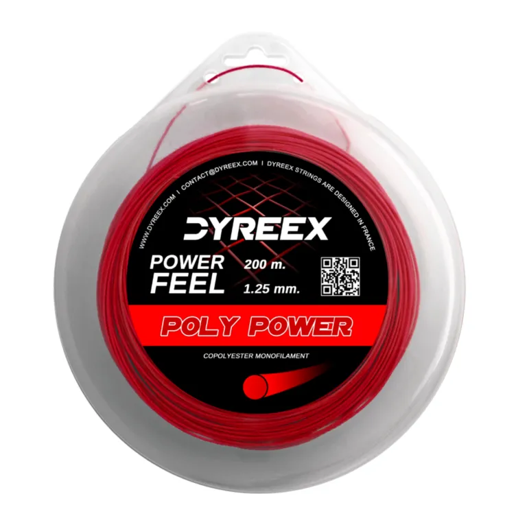 Dyreex tennis string Poly Power 200 m. /1.25 mm. String that provides power and high performance 200 m
