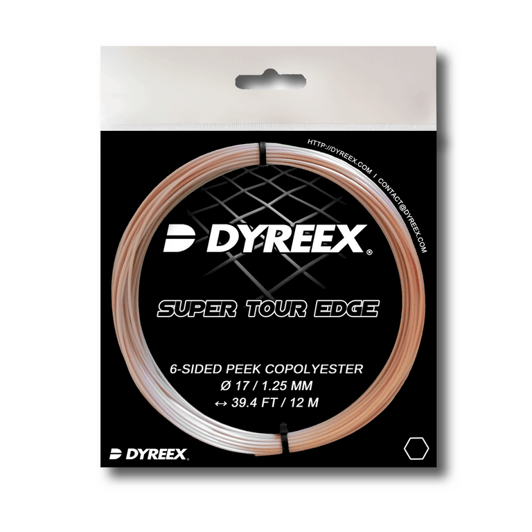 Dyreex Super Tour Edge monofilament tennis string 200 m. 125 mm. for professionnal or adult players spin and control