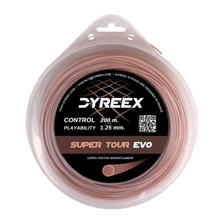 Dyreex Super Tour monofilament tennis string 200 m. for professionnal or adult players