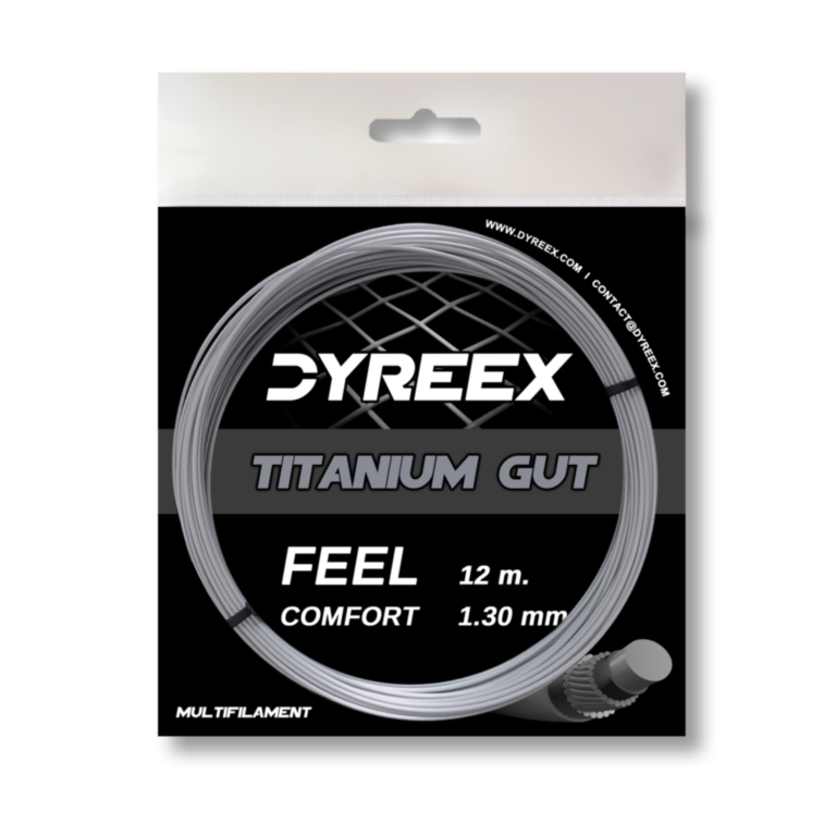 Dyreex tenns string Titanium gut 12m Premium synthetic gut 200 m. 1.35 mm.