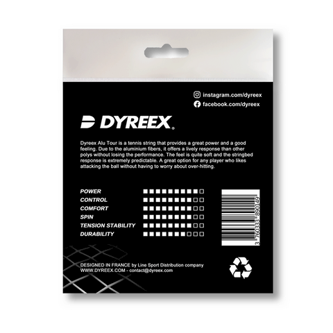 Dyreex Alu Tour 1.25 mm. Power and Feel
