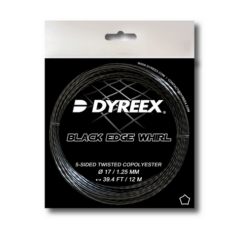 Tenis string Dyreex Black Edge Whirl 12 m. set and 200 m. reel