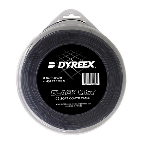 Dyreex tenns string Black Mist 200 m. reel / 1.30 mm. Polyamid monofilament