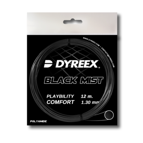 Dyreex tenns string Black Mist 12 m. set / 1.30 mm. Polyamid monofilament