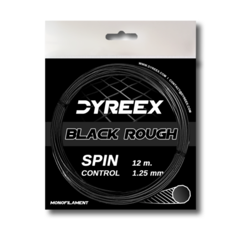 Tennis string Dyreex Black Rough 12 m. set and 200 m. reel