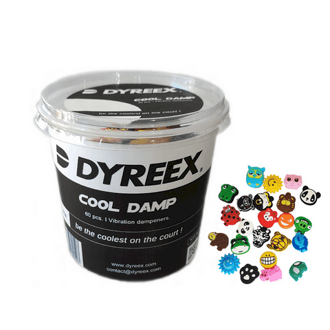 Dyreex tennis 100 cool dampener.  It helps filter unwanted vibrations 