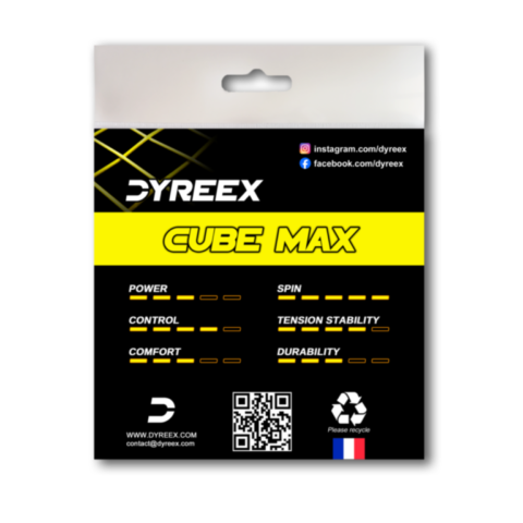 Dyreex Cube Max - Tennis string with control and spin