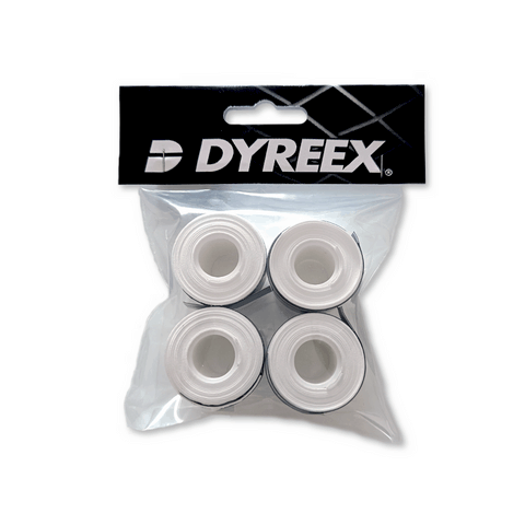 Dyreex tennis overgrip duratack - extreme durability 4 pcs. white