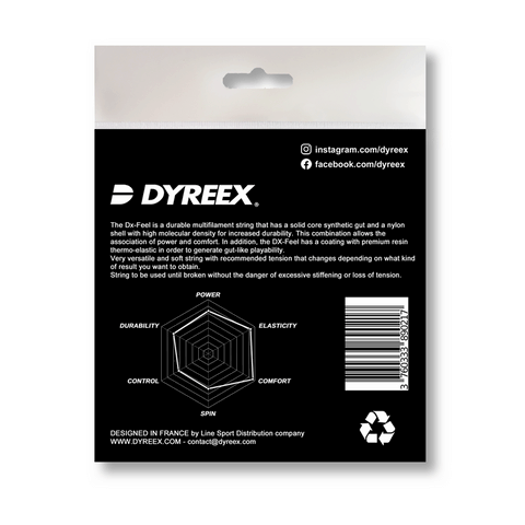 DX-Feel 12 m set Dyreex tennis strings
