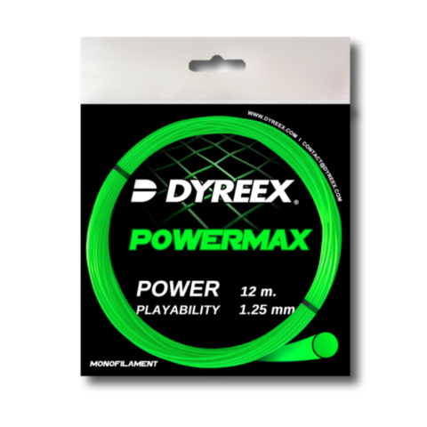 Dyreex tennis string Powermax 200 m. /1.25 mm. String that provides power and high performance  12m