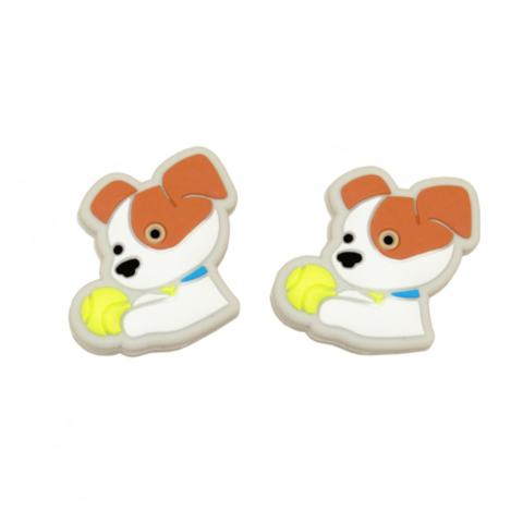 Small dog tennis dampener vibration
