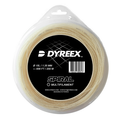 Dyreex tenns string Spiral 200 m.  1.35 mm.