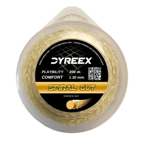 Dyreex tenns string Spiral Gut 200 m. 1.30 mm.