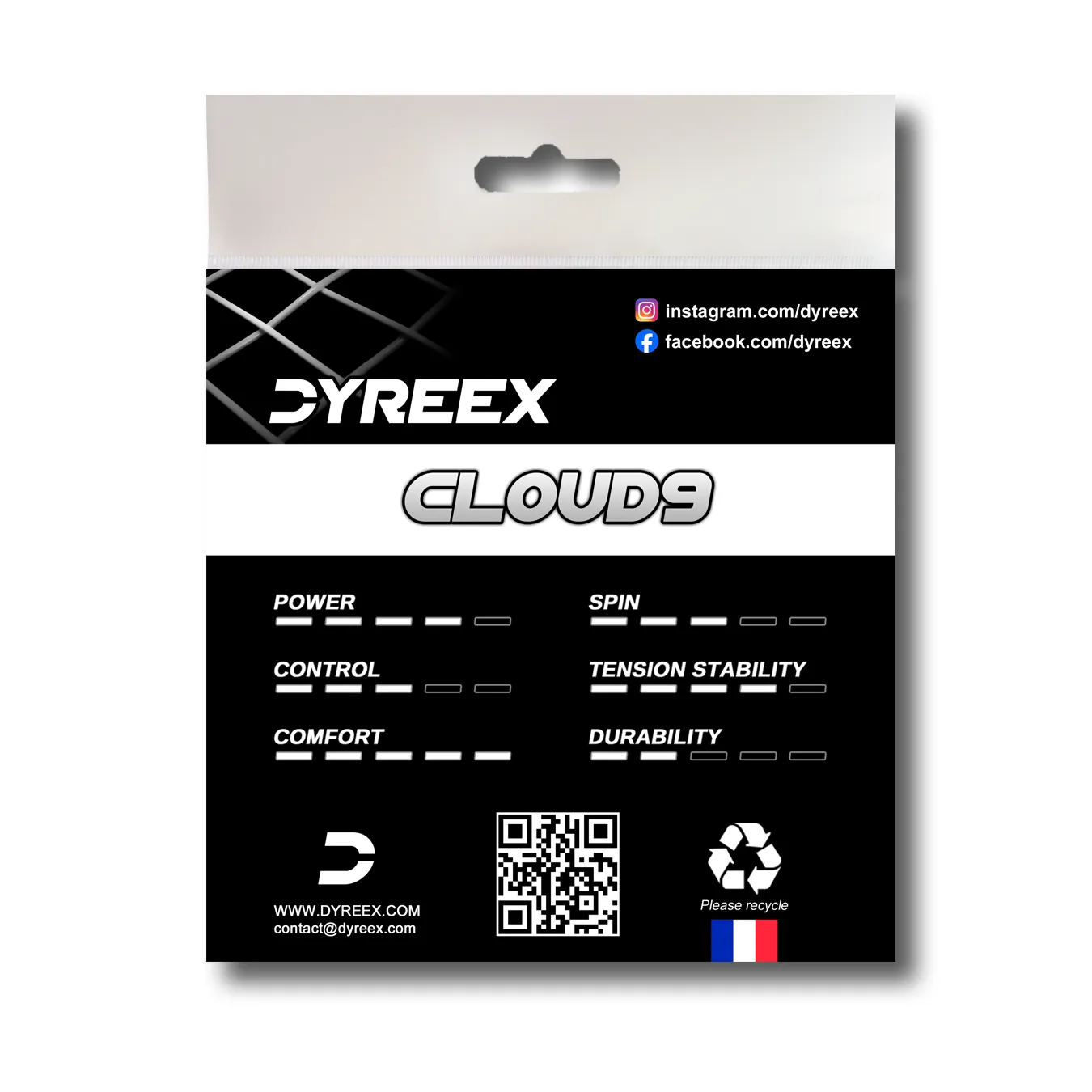 Dyreex tenns string Cloud9 12m Premium synthetic gut 200 m. 1.35 mm.