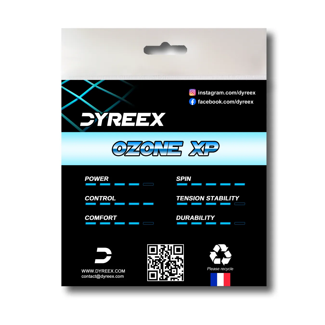 Dyreex Ozone XP 125 mm. - tennis string that provides power and spin