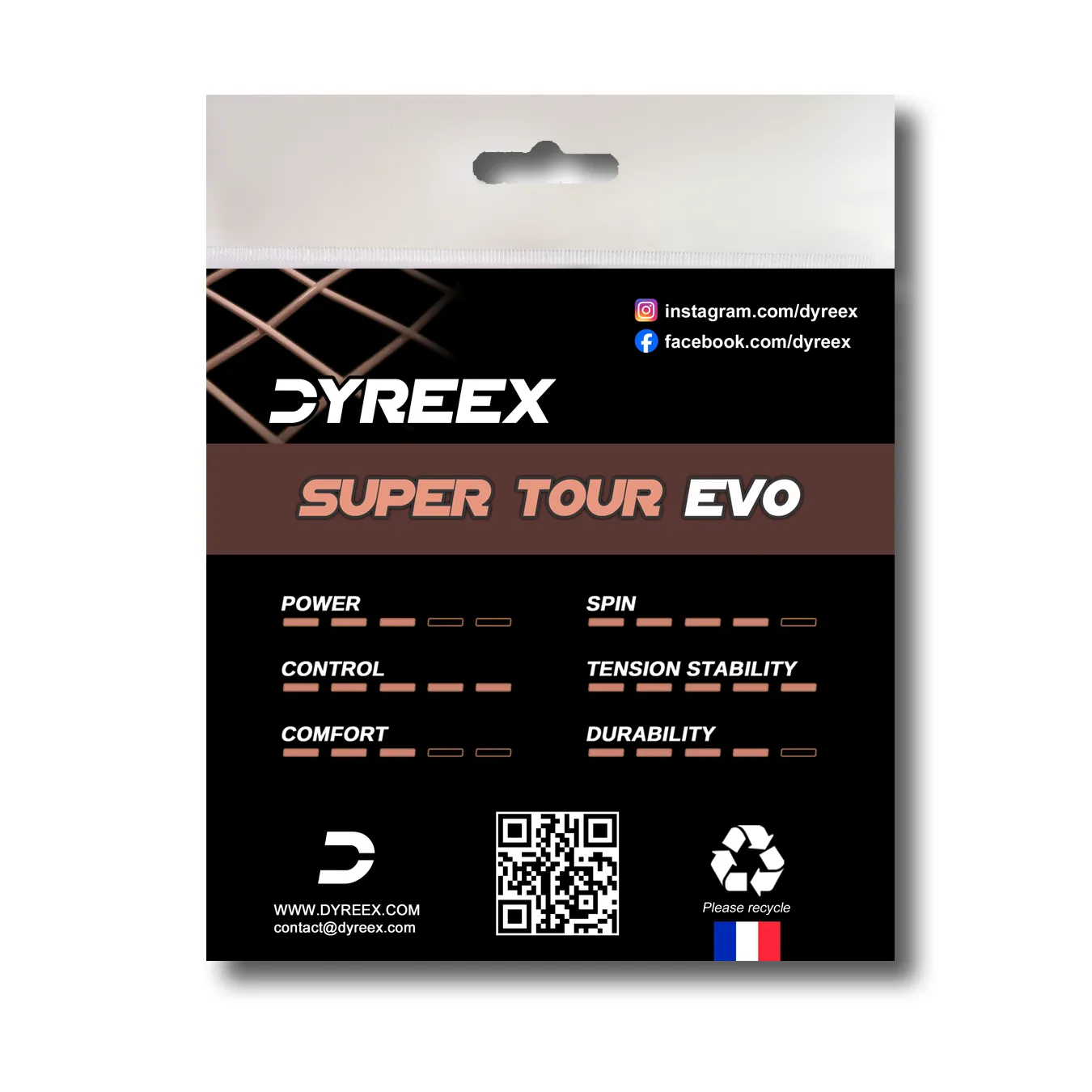 Dyreex tennis string Super Tour Evo 12 m. set