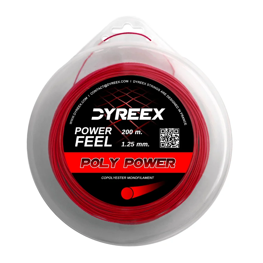 Dyreex tennis string Poly Power 200 m. /1.25 mm. String that provides power and high performance 200 m